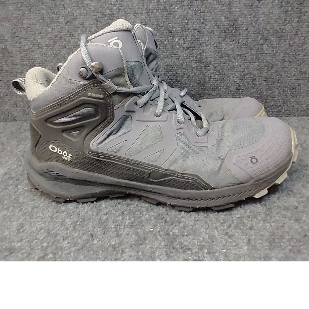 Oboz Katabatic Mid B-DRY Waterproof Hiking Boots Grey Lavender Womens 8.5